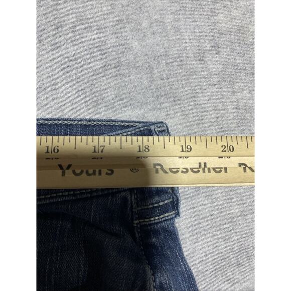 Wrangler 20X Jeans Mens Tag 36x34 Actual 37x32.5 Straight Western Cowboy Patched - Picture 14 of 16